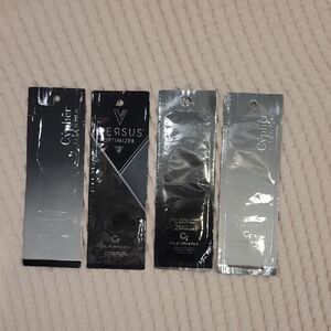 California Tan Sample Sachet Set - Black & Silver